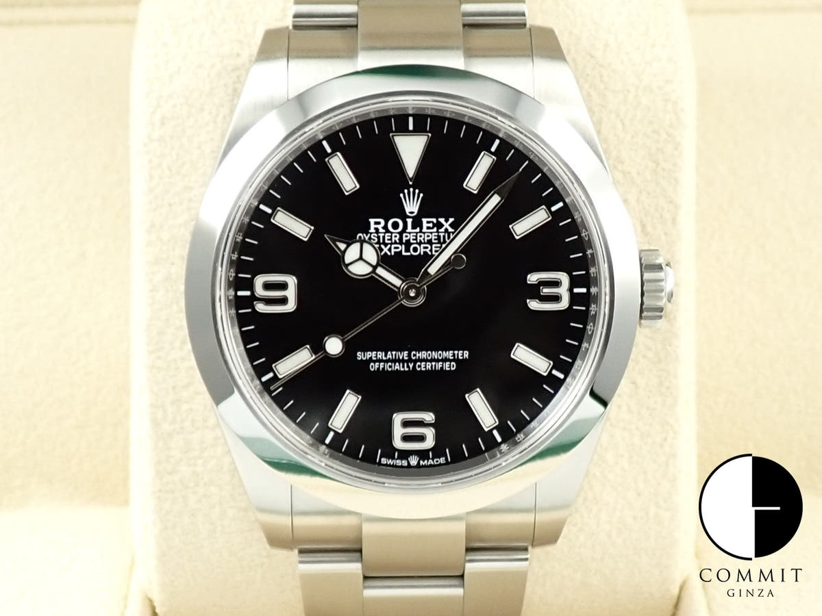 ロレックス エクスプローラー40 Ref.224270 ステンレススチール ブラック文字盤