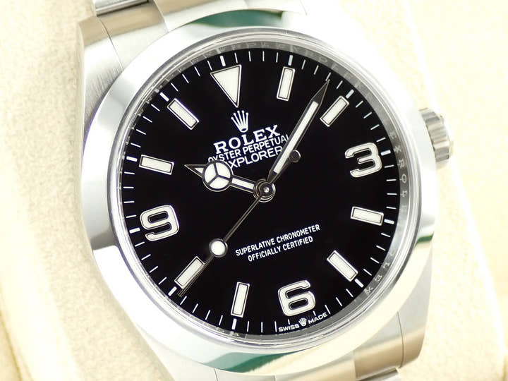 ロレックス エクスプローラー40 Ref.224270 ステンレススチール ブラック文字盤