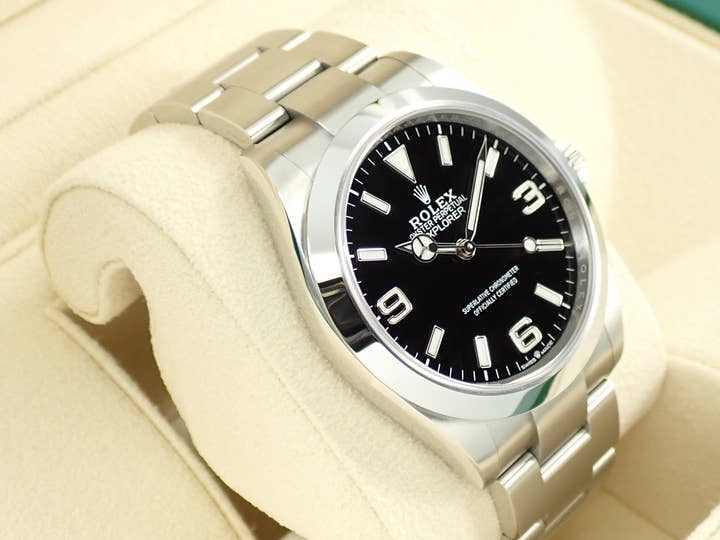 ロレックス エクスプローラー40 Ref.224270 ステンレススチール ブラック文字盤