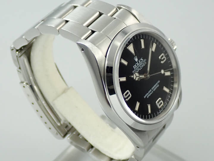 ロレックス エクスプローラーI Ref.14270 ステンレススチール ブラック文字盤