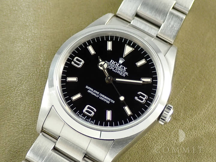 ロレックス エクスプローラーI Ref.14270 ステンレススチール ブラック文字盤
