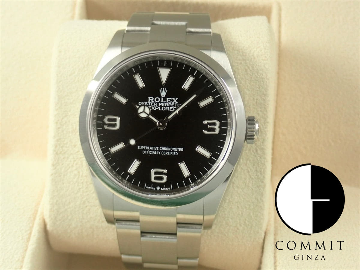 Rolex Explorer Ref.124270 Black Dial Unused explorer-356