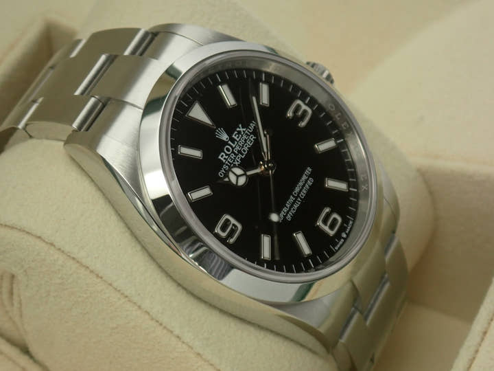 Rolex Explorer Ref.124270 Black Dial Unused explorer-356