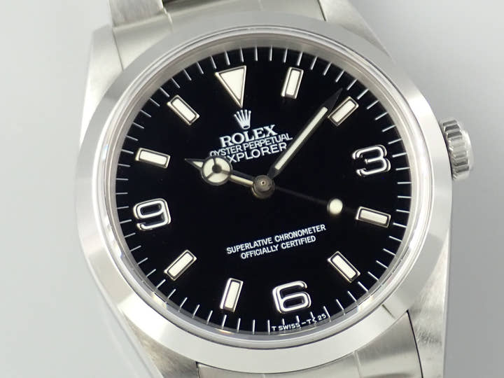 ロレックス エクスプローラーI Ref.14270 ブラック文字盤 中古 explorer-361