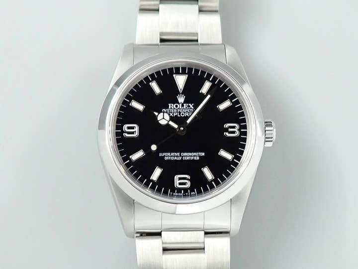 ロレックス エクスプローラーI Ref.14270 ステンレススチール ブラック文字盤