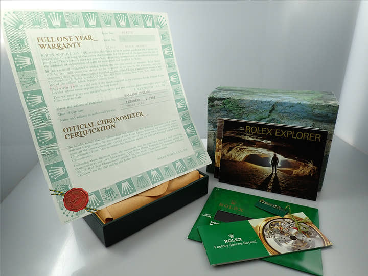 ロレックス エクスプローラーI Ref.14270 ステンレススチール ブラック文字盤