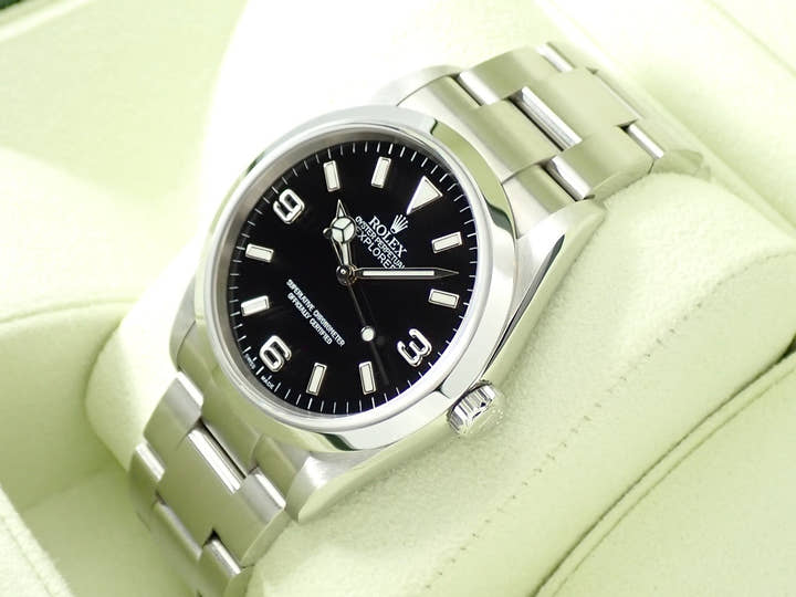 ロレックス エクスプローラーI Ref.114270 ステンレススチール ブラック文字盤
