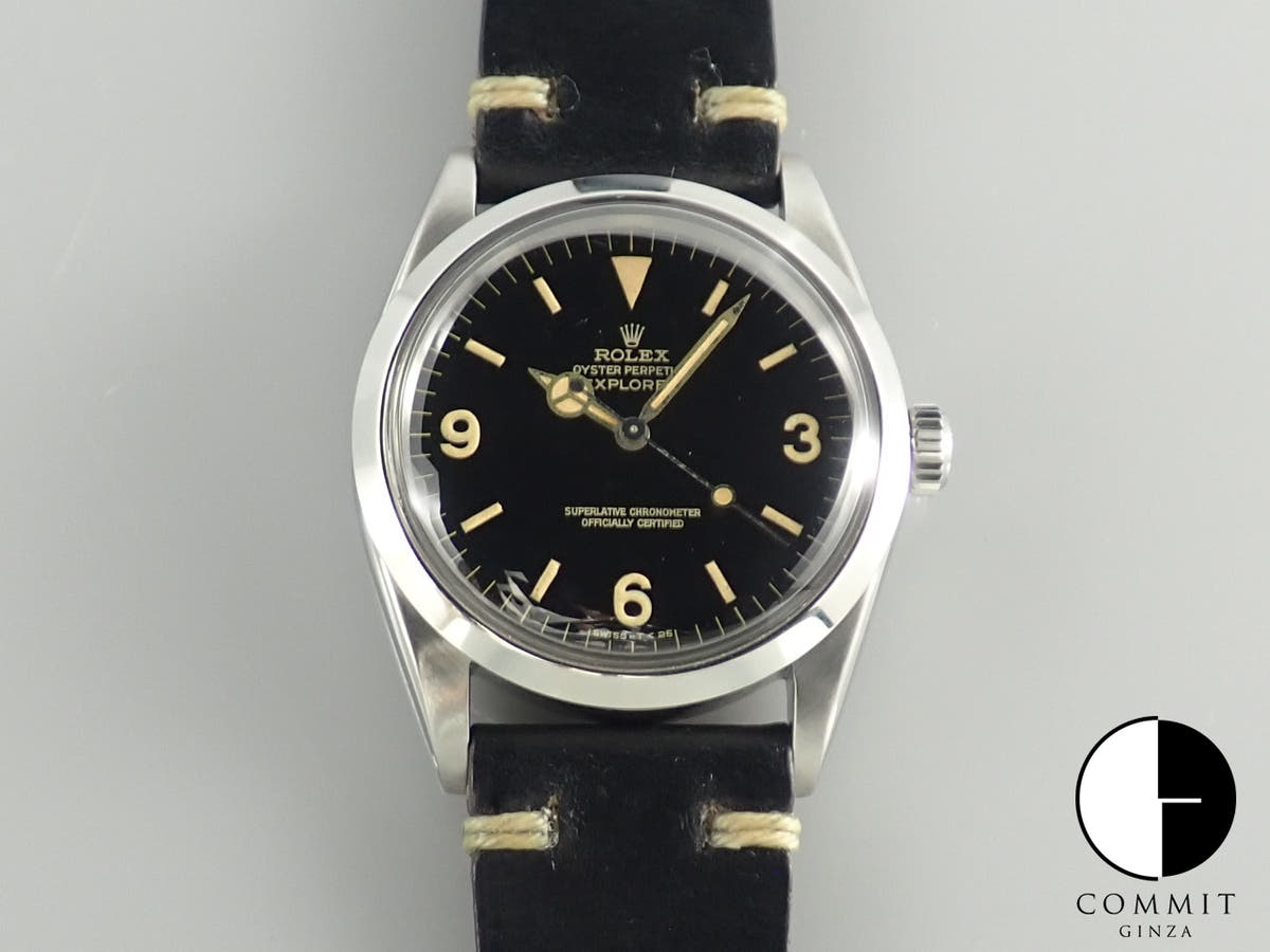 ロレックス エクスプローラーI Ref.1016 ステンレススチール ブラック文字盤