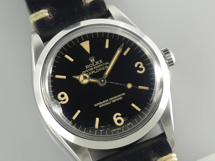 ロレックス エクスプローラーI Ref.1016 ステンレススチール ブラック文字盤