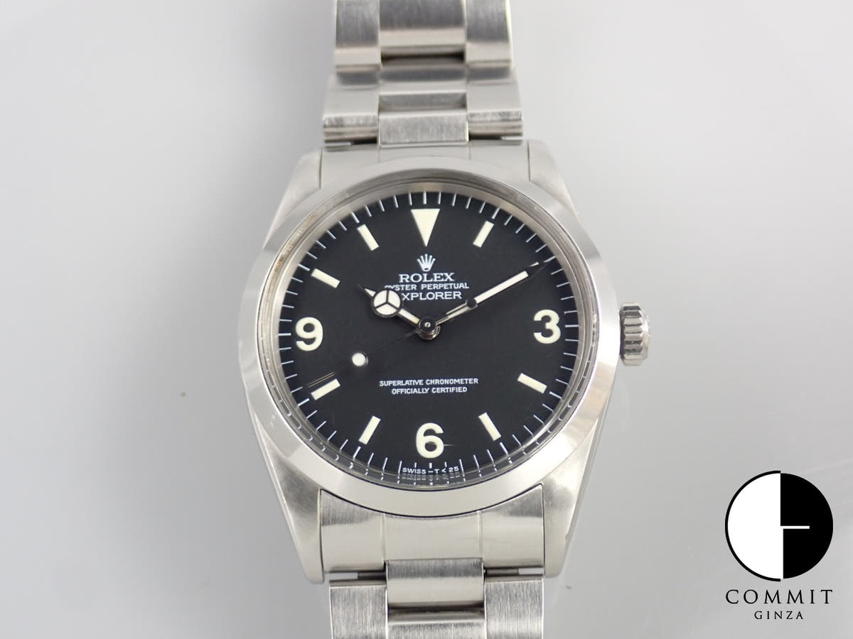 ロレックス エクスプローラーI Ref.1016 ステンレススチール ブラック文字盤