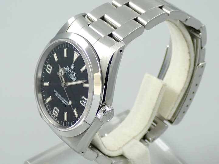ロレックス エクスプローラーI Ref.14270 ステンレススチール ブラック文字盤