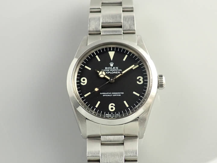 ロレックス エクスプローラーI Ref.1016 ステンレススチール ブラック文字盤