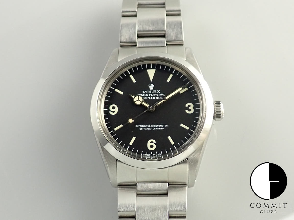 ロレックス エクスプローラーI Ref.1016 ステンレススチール ブラック文字盤