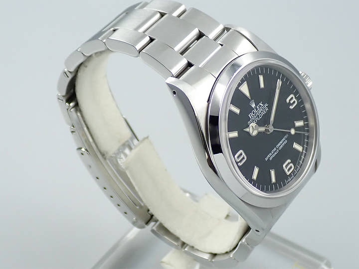 ロレックス エクスプローラーI Ref.14270 ステンレススチール ブラック文字盤