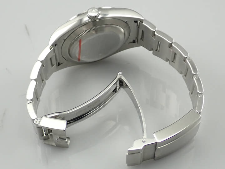 ロレックス エクスプローラーI 鏡面ブラックアウト Ref.214270 ステンレススチール ブラック文字盤