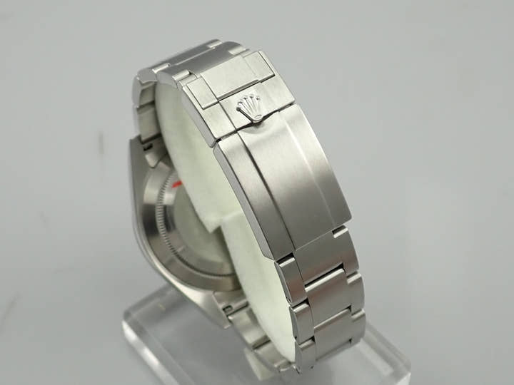 ロレックス エクスプローラーI 鏡面ブラックアウト Ref.214270 ステンレススチール ブラック文字盤