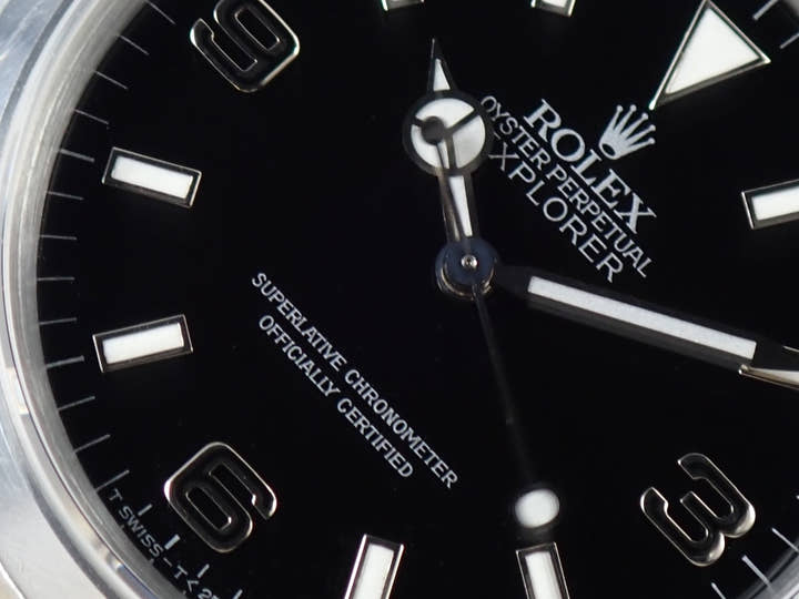 ロレックス エクスプローラーI Ref.14270 ステンレススチール ブラック文字盤