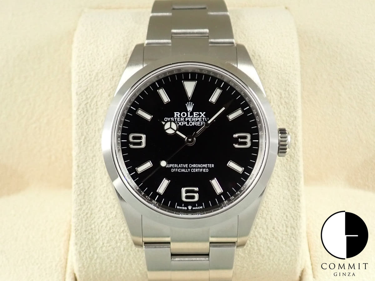 Rolex Explorer 36 Ref. 124270 Stainless Steel Black Dial