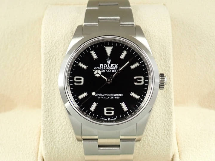 Rolex Explorer 36 Ref. 124270 Stainless Steel Black Dial