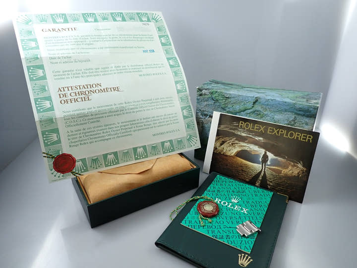 ロレックス エクスプローラーI Ref.14270 ステンレススチール ブラック文字盤