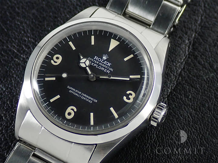 ロレックス エクスプローラーI Ref.1016 ステンレススチール ブラック文字盤