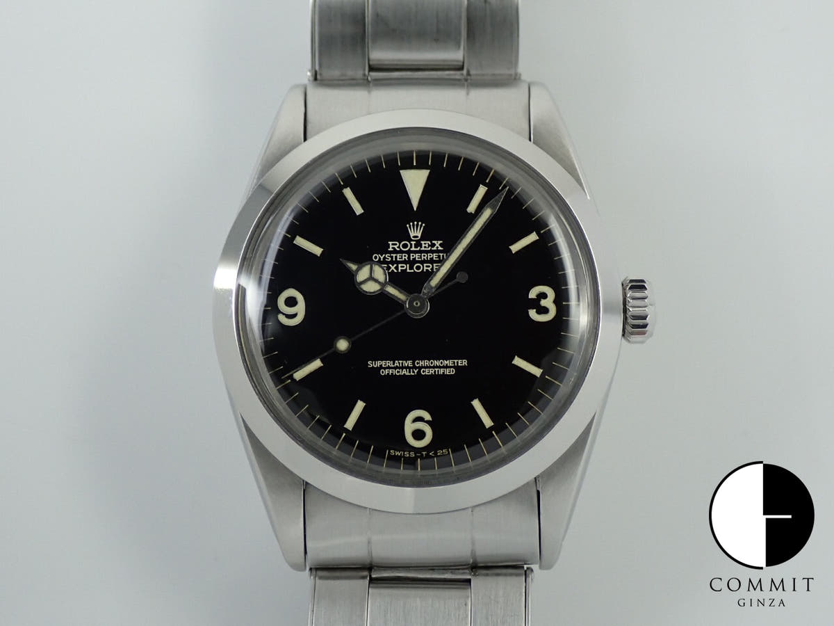 ロレックス エクスプローラーI Ref.1016 ステンレススチール ブラック文字盤 中古 25FW5WZP