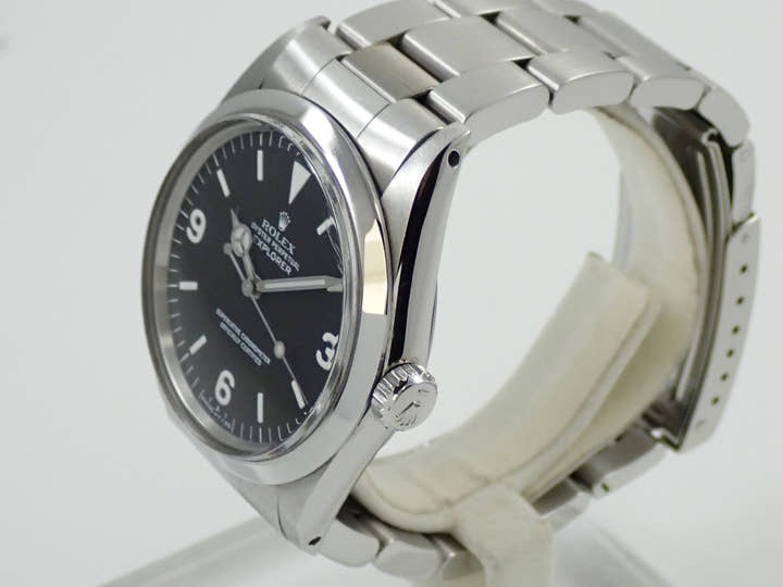 ロレックス エクスプローラーI Ref.1016 ステンレススチール ブラック文字盤