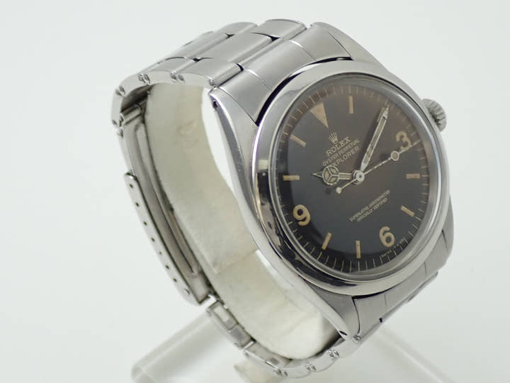 ロレックス エクスプローラーI Ref.1016M ステンレススチール トロピカル文字盤