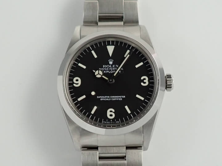 ロレックス エクスプローラーI Ref.1016 ステンレススチール ブラック文字盤