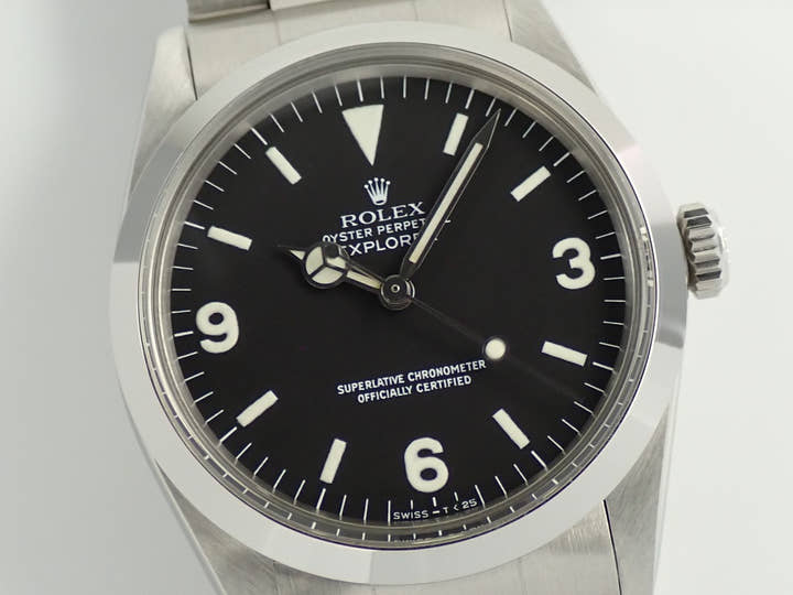 ロレックス エクスプローラーI Ref.1016 ステンレススチール ブラック文字盤