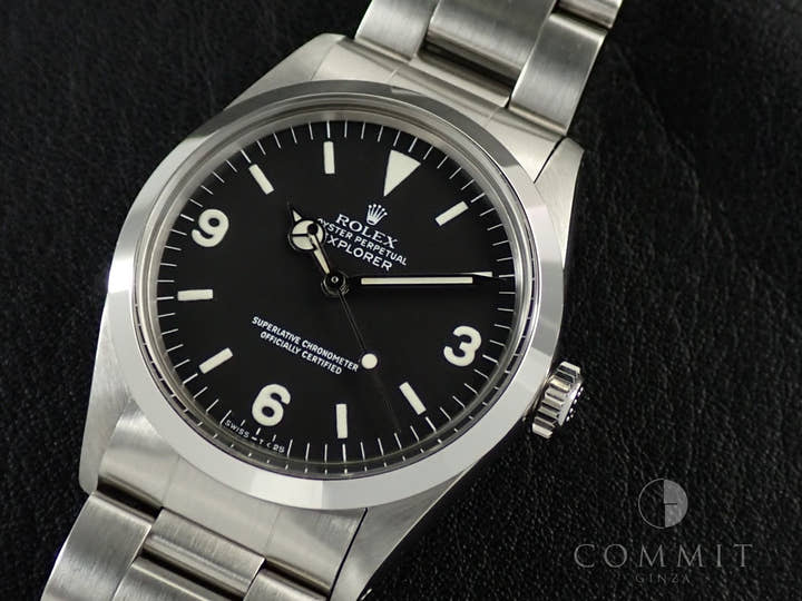 ロレックス エクスプローラーI Ref.1016 ステンレススチール ブラック文字盤