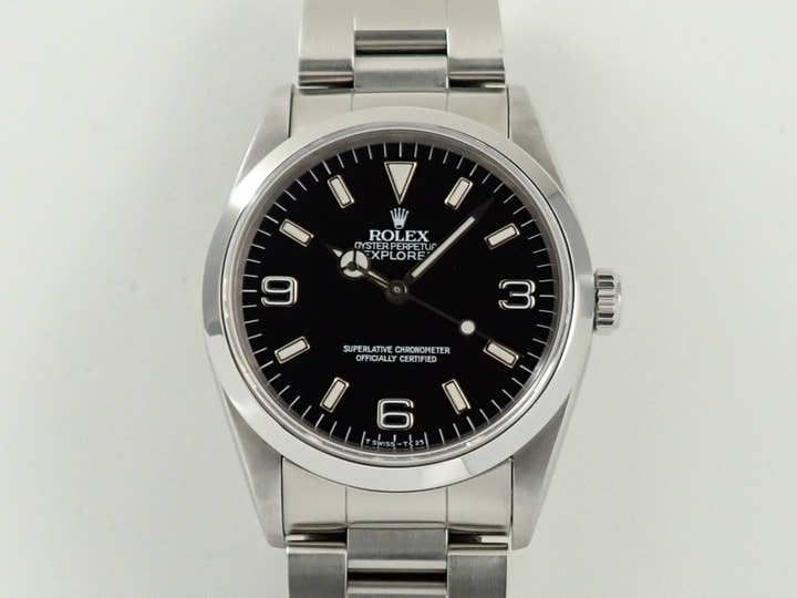 ロレックス エクスプローラーI Ref.14270 ステンレススチール ブラック文字盤