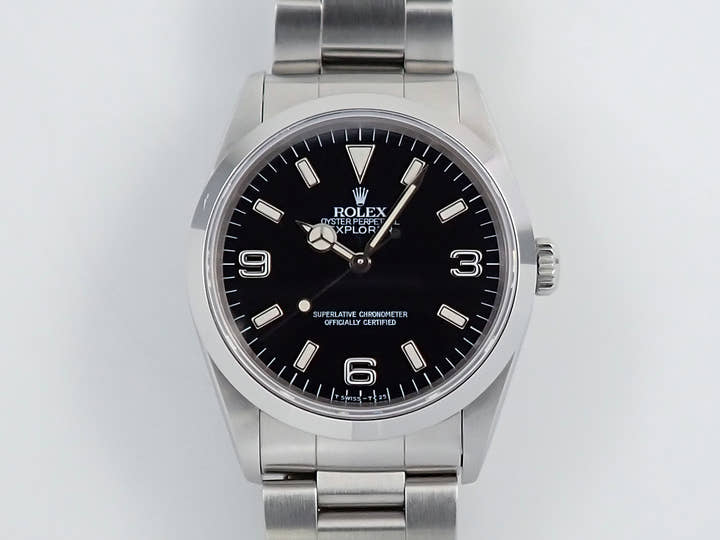 ロレックス エクスプローラーI Ref.14270 ステンレススチール ブラック文字盤