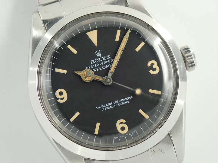 ロレックス エクスプローラーI Ref.1016 ステンレススチール ブラック文字盤