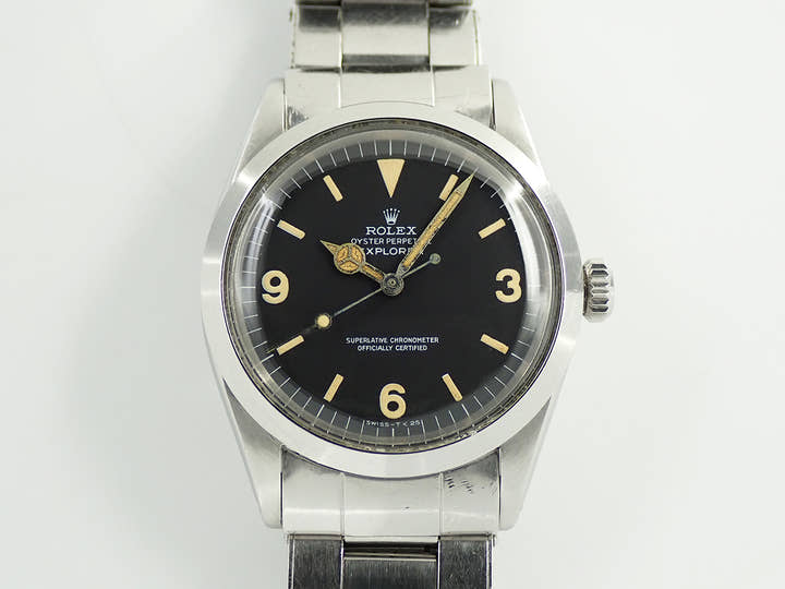 ロレックス エクスプローラーI Ref.1016 ステンレススチール ブラック文字盤