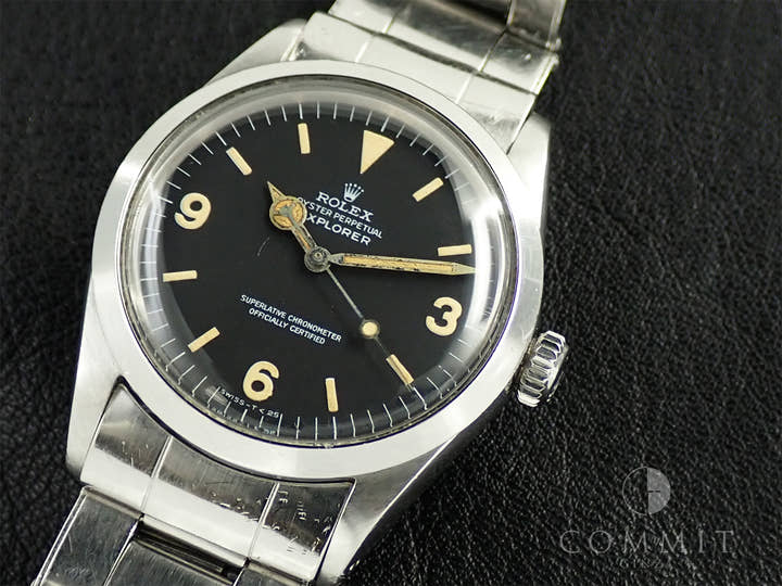 ロレックス エクスプローラーI Ref.1016 ステンレススチール ブラック文字盤