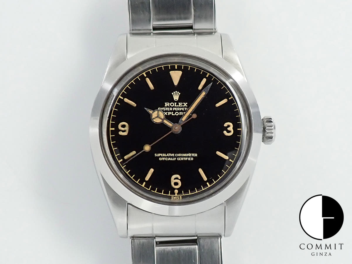 ロレックス エクスプローラーI Ref.1016 ステンレススチール ブラック文字盤