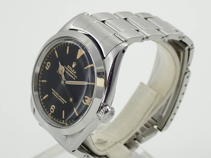 ロレックス エクスプローラーI Ref.1016 ステンレススチール ブラック文字盤