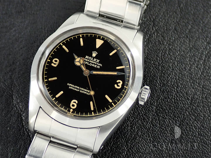 ロレックス エクスプローラーI Ref.1016 ステンレススチール ブラック文字盤