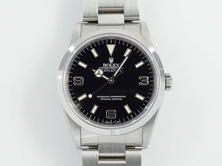 ロレックス エクスプローラーI Ref.14270 ステンレススチール ブラック文字盤