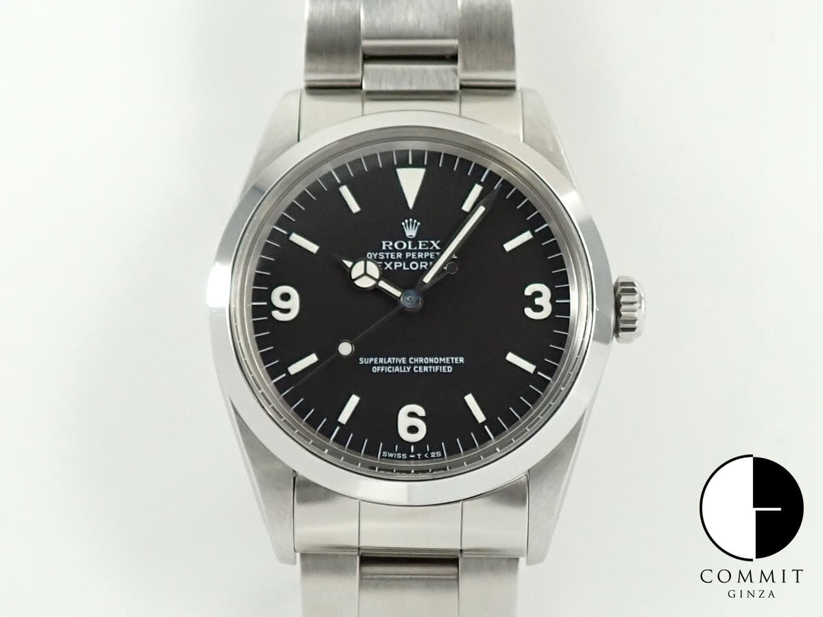 ロレックス エクスプローラーI Ref.1016 ステンレススチール ブラック文字盤