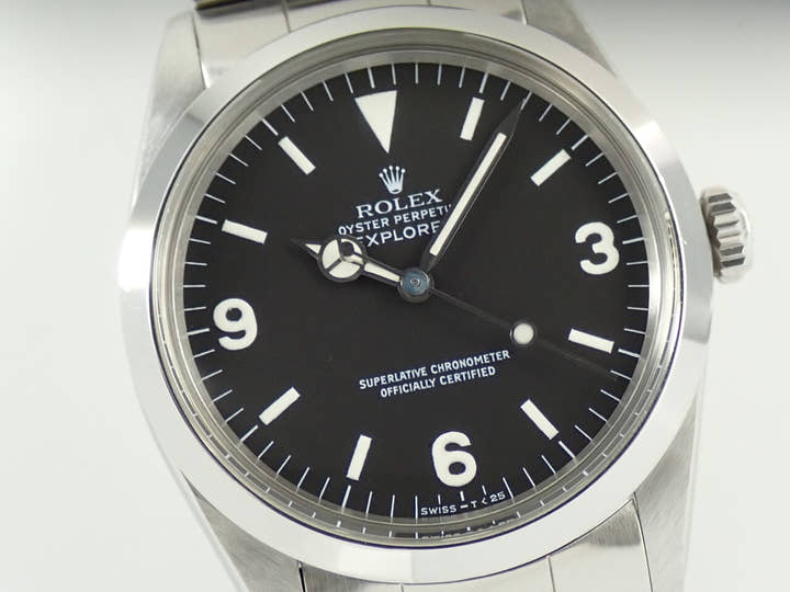 ロレックス エクスプローラーI Ref.1016 ステンレススチール ブラック文字盤