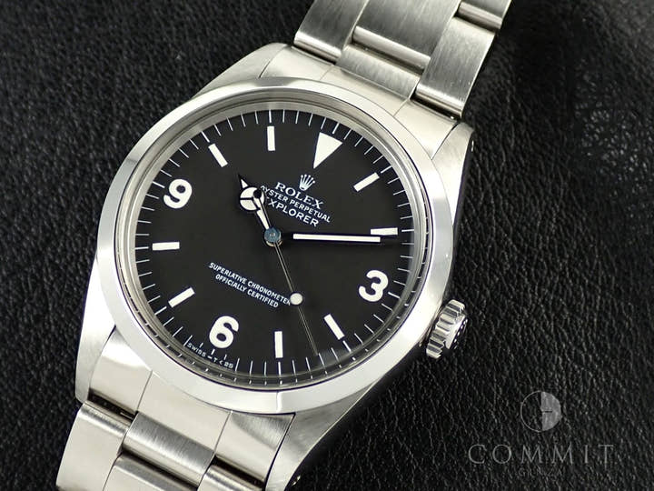 ロレックス エクスプローラーI Ref.1016 ステンレススチール ブラック文字盤