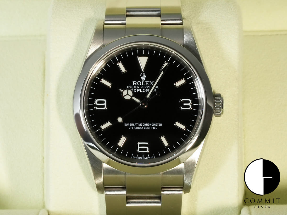 ロレックス エクスプローラーI Ref.114270 ステンレススチール ブラック文字盤