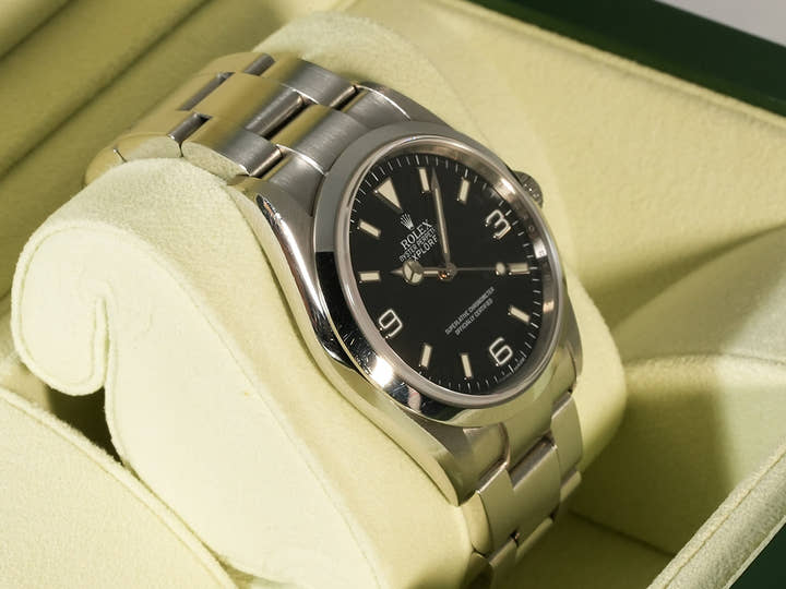 ロレックス エクスプローラーI Ref.114270 ステンレススチール ブラック文字盤