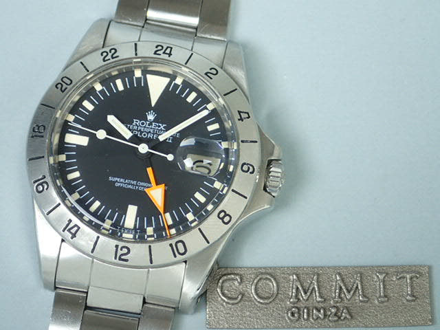 Rolex Explorer II Ref.1655 Black Dial Used explorer-54