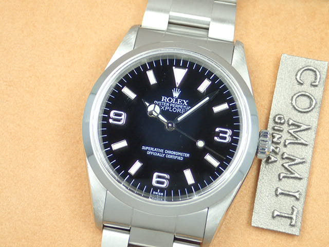 Rolex Explorer I Ref.14270 Black Dial Used explorer-70