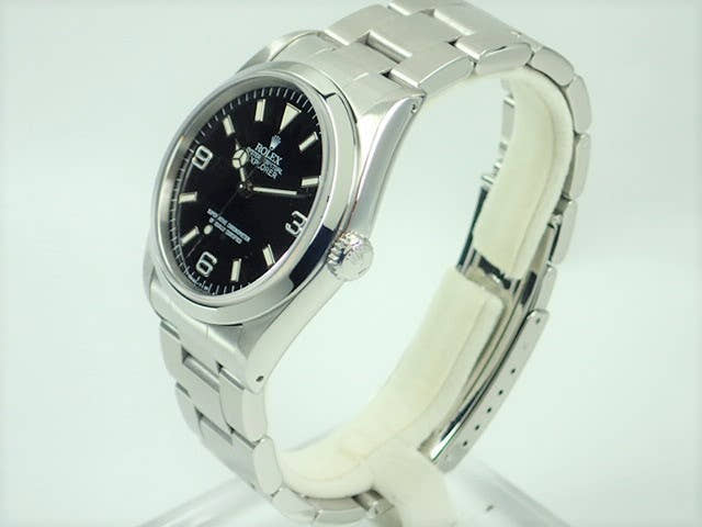 ロレックス エクスプローラーI Ref.14270 ブラック文字盤 中古 explorer-90