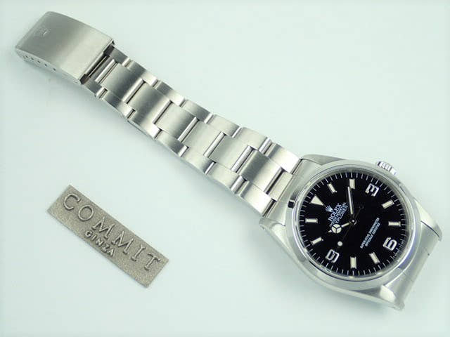 ロレックス エクスプローラーI Ref.14270 ブラック文字盤 中古 explorer-90