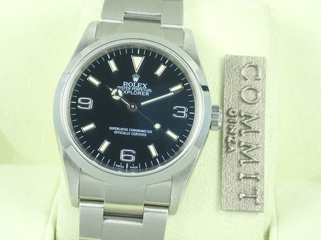 ロレックス エクスプローラーI Ref.114270 ブラック文字盤 中古 explorer-94